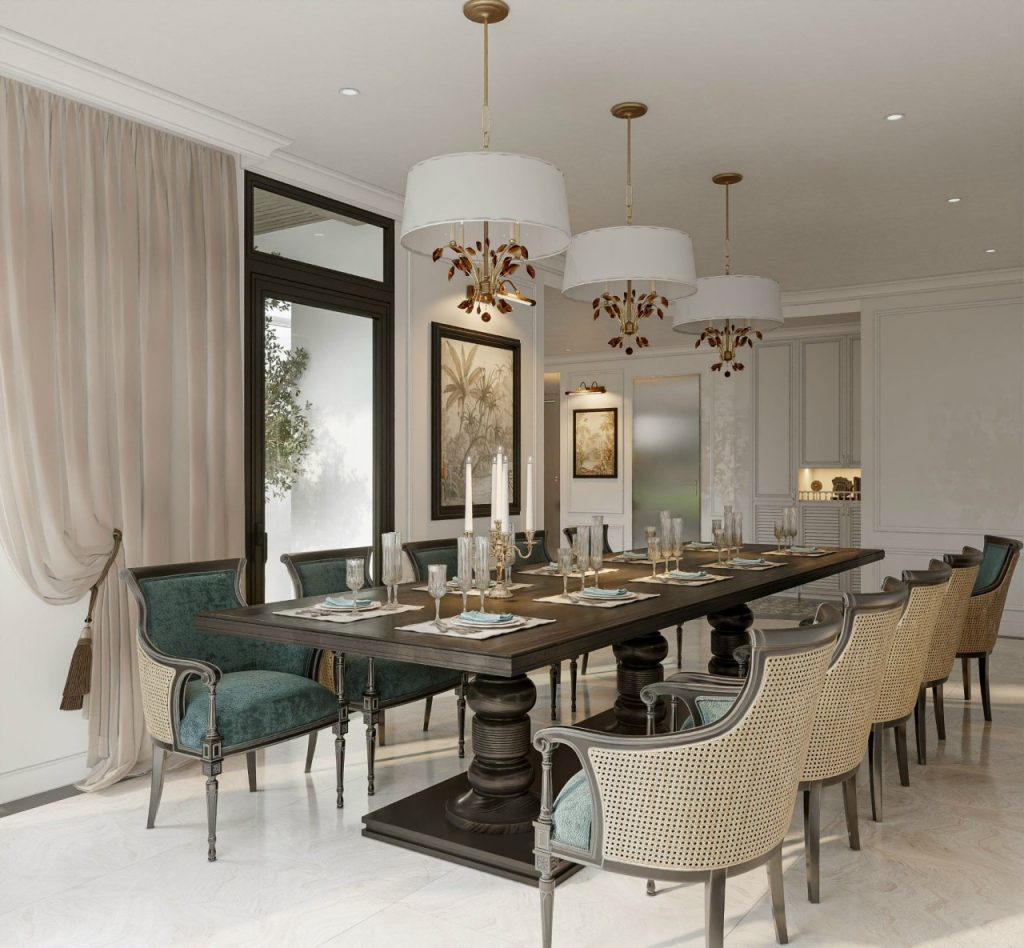 thiết kế nội thất phong cách indochine
