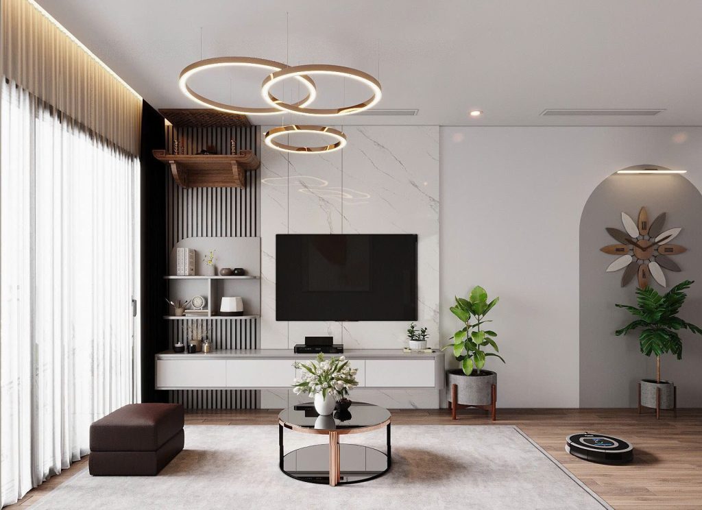 thiết kế nội thất phong cách hiện đại