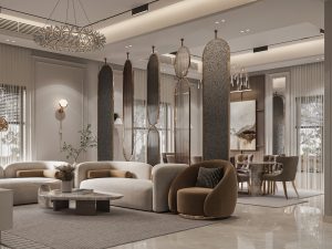 Nội thất biệt thự tân cổ điển