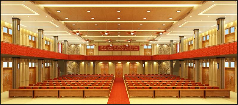 Mẫu thiết kế hội trường đa năng